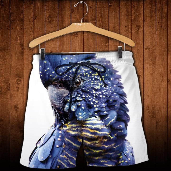 Blue Cockatoo - Gift For Animal Lovers - Beach Shorts