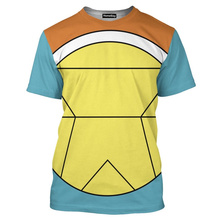 Pokemon Squirtle Cosplay Costumes - 3D T-Shirt