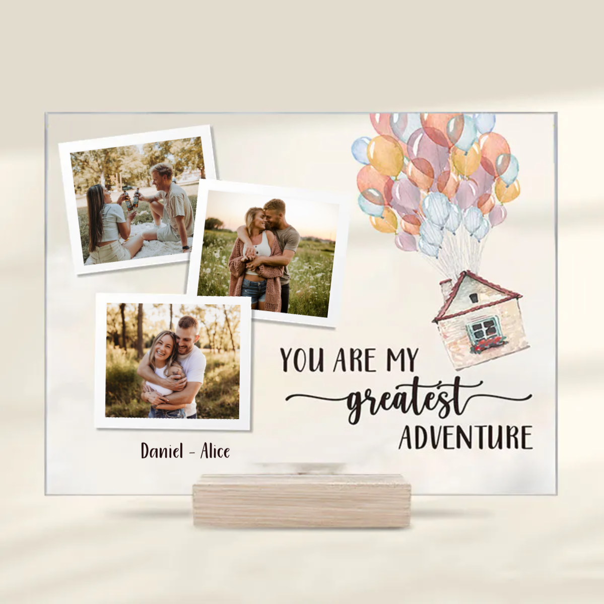 Custom Photo All Of Me Loves All Of You - Gift For Couples - Personalized Acrylic Plaque