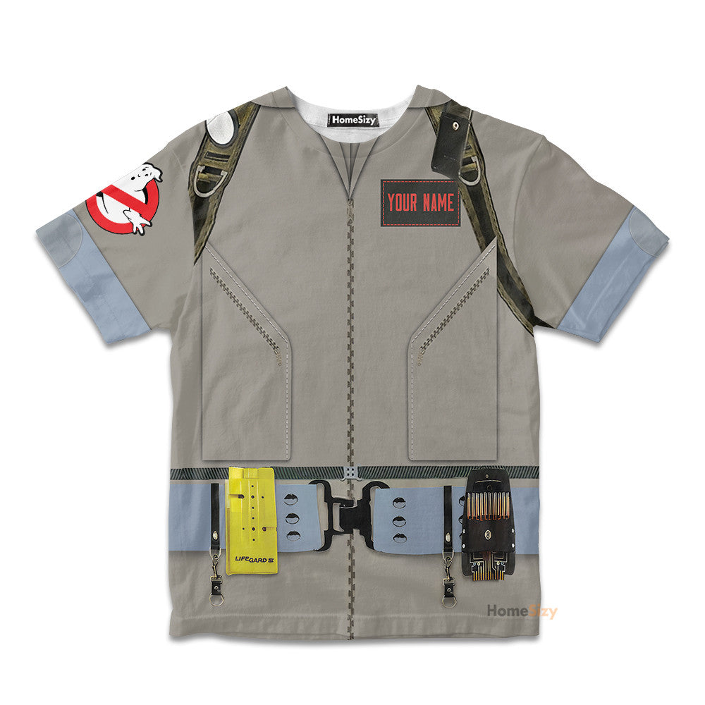 Personalized Custom Name Ghostbusters 1984  Cosplay Costume - Kid T-shirt