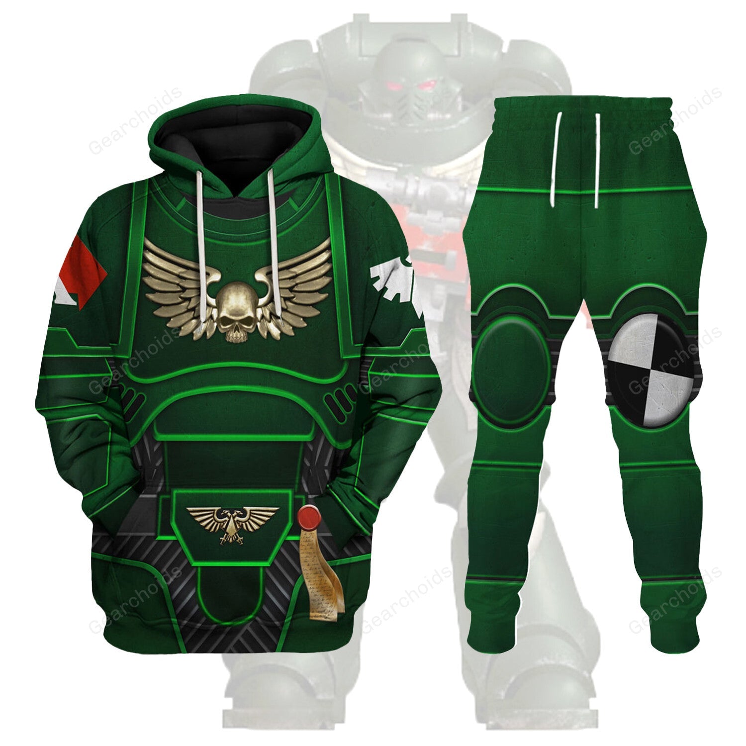 Warhammer Space Marines Dark Angels - Fandom Hoodie Sweatshirt Sweatpants