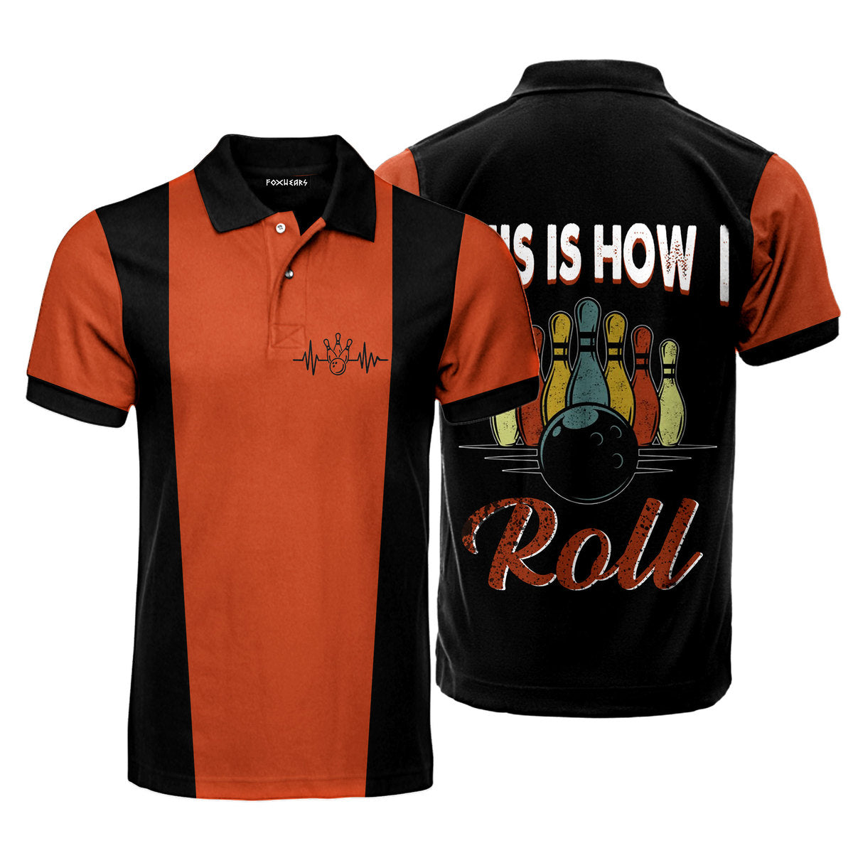 This Is How I Roll Bowling Sport Polo Shirt For Men
