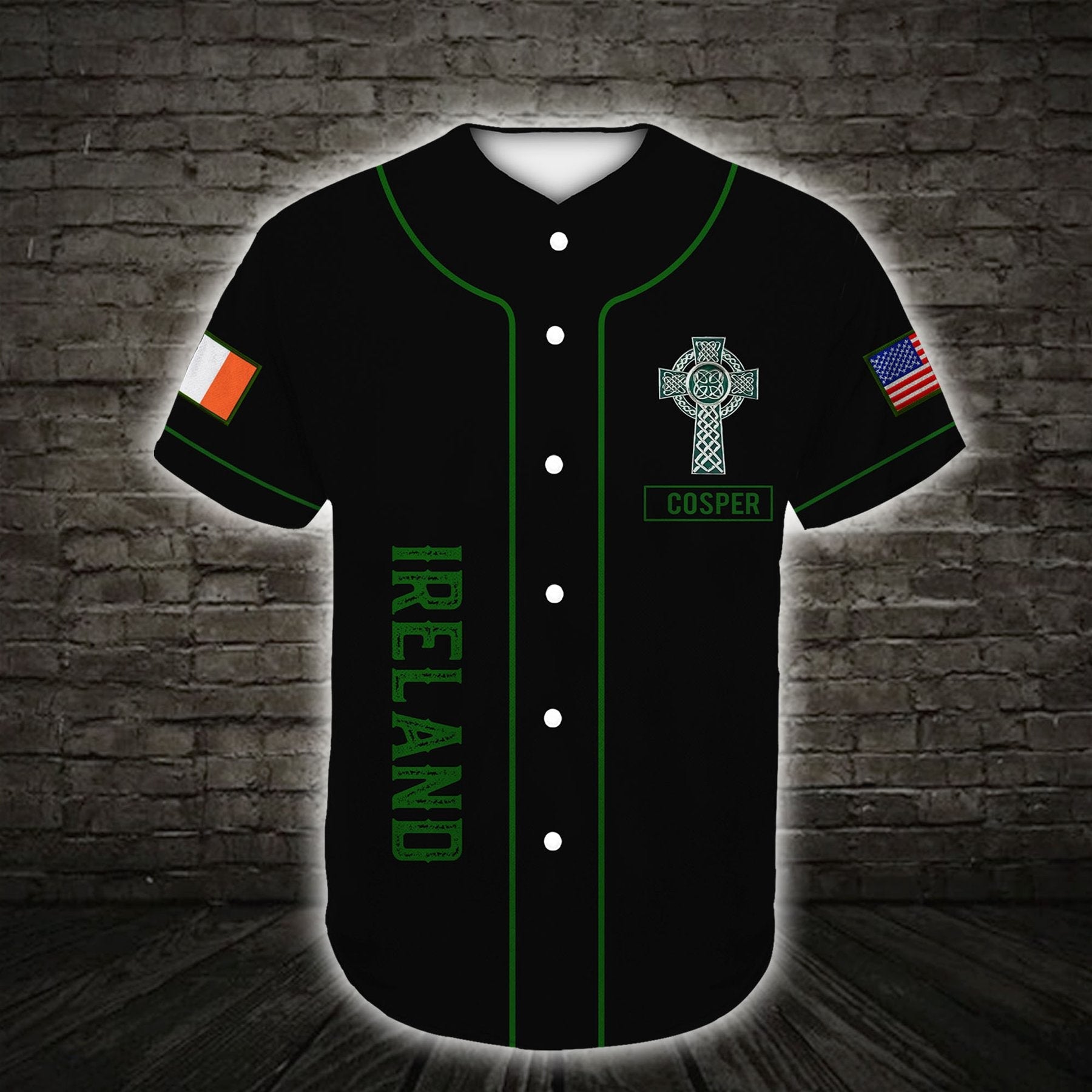 Custom Name Irish Celtic Celtic Pride - Personalized Baseball Jersey