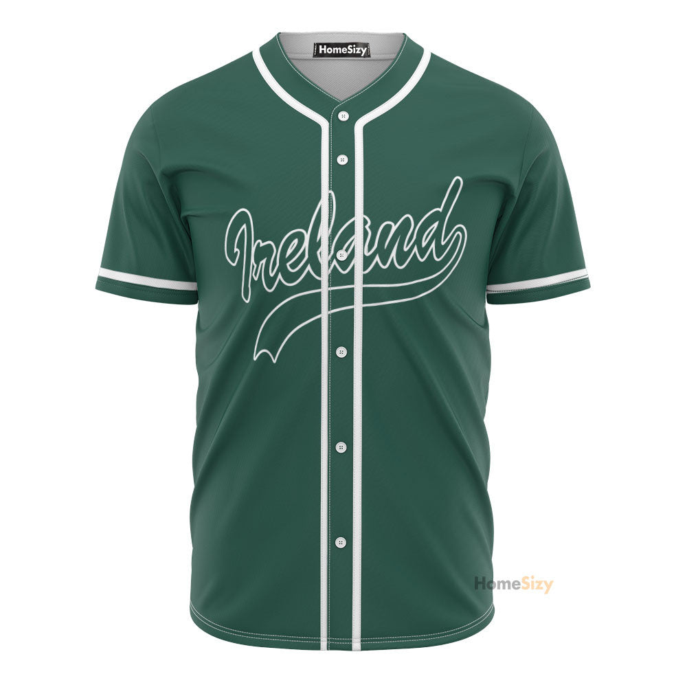 Custom Name Irish Ireland St Patrick's Day - Personalized Baseball Jersey