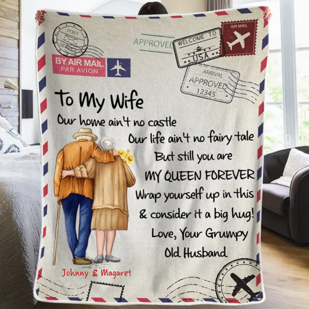 Still You Are My Queen Forever - Anniversary Gift For Wife, Gift For Grandma & Grandpa - Personalized Blanket