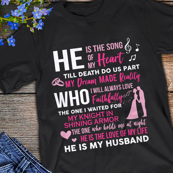 Song Of My Heart - Gift For Husband, Wife, Couples - Unisex Shirt