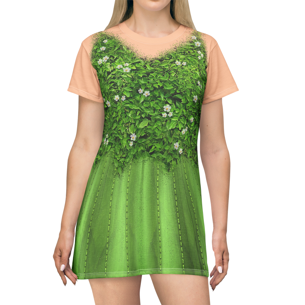 Peter Pan & Wendy Tinker Bell Cosplay Costume - Tshirt Dress