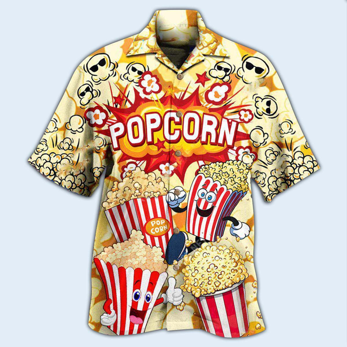 FoodPopcornIsAlwaysTheAnswerBang HawaiianShirt OwlOhh_7640_2