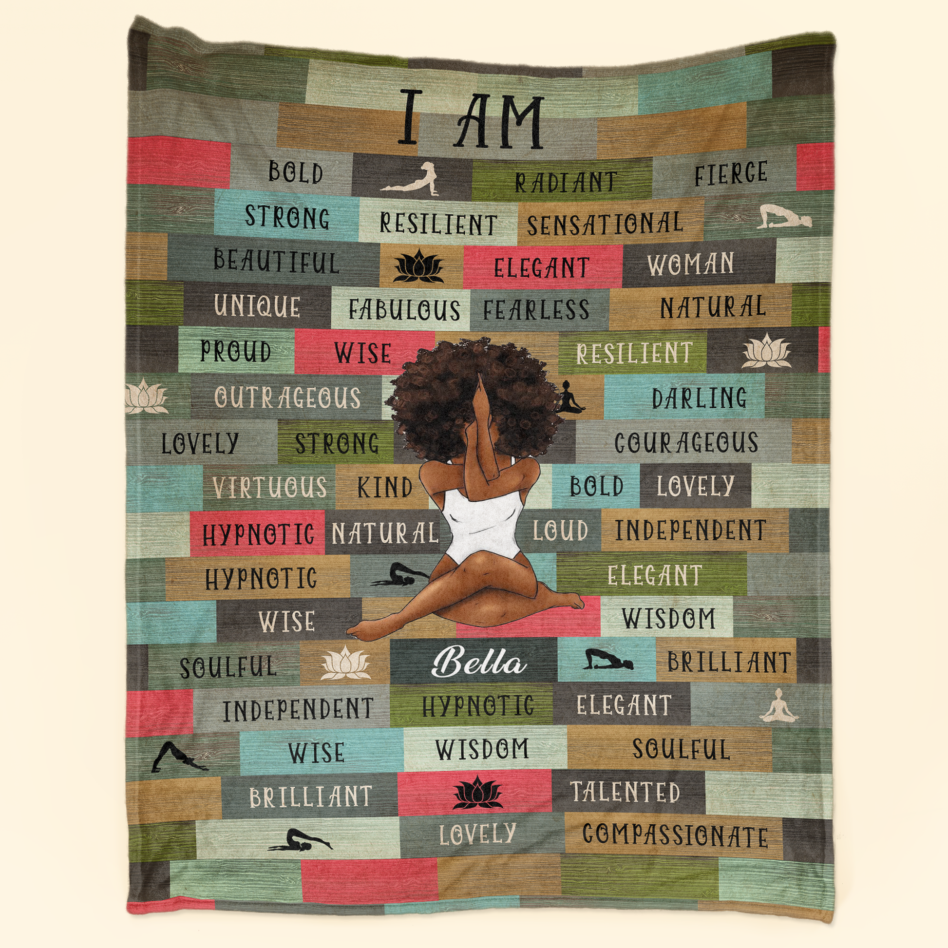 I Am Black Woman Personalized Blanket Birthday Motivational Gift For Her Black Girl Black Woman Positive Gift_4_e07293be c904 4fd8 9497 3c85f0d55f87_1