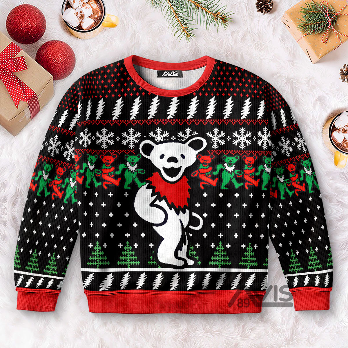 Grateful Dancing Bears Dead Good Ol’ Xmas - Ugly Christmas Sweater