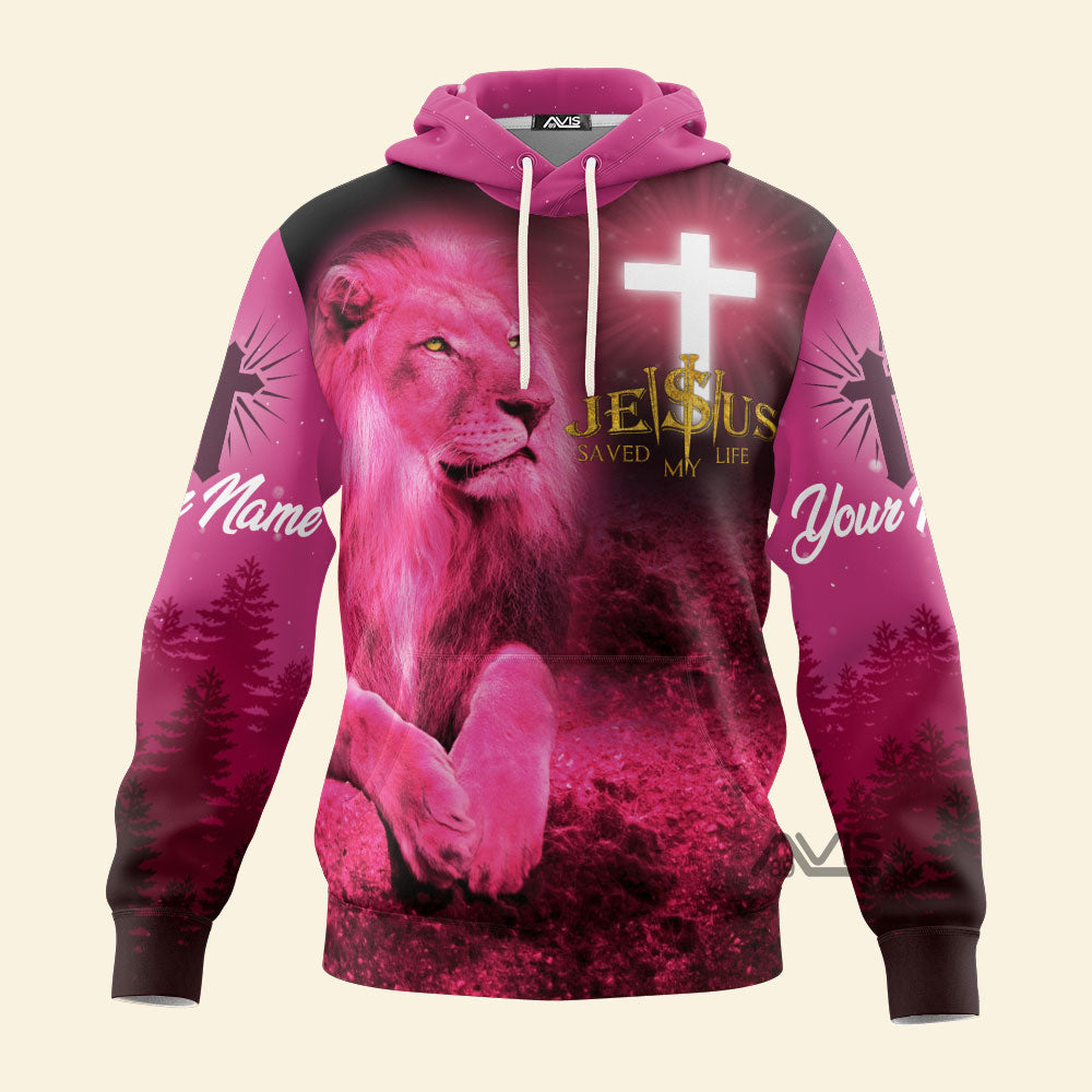 Avis89 Lion Jesus Is My Savior Christian - Personalized Hoodie