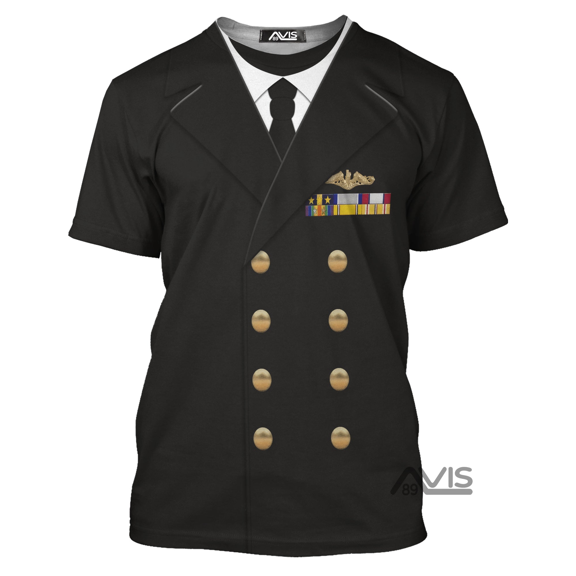 US Navy Fleet Admiral Chester W. Nimitz Costume Cosplay T-Shirt