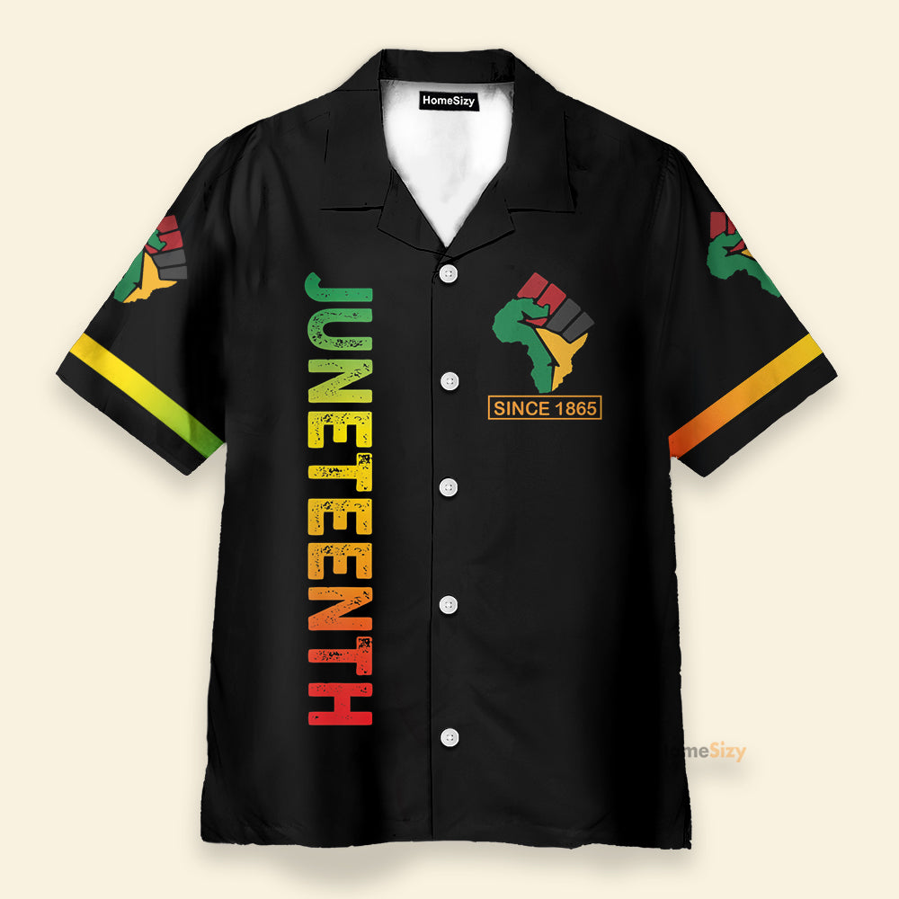 1865 Juneteenth Black Pride - Hawaiian Shirt