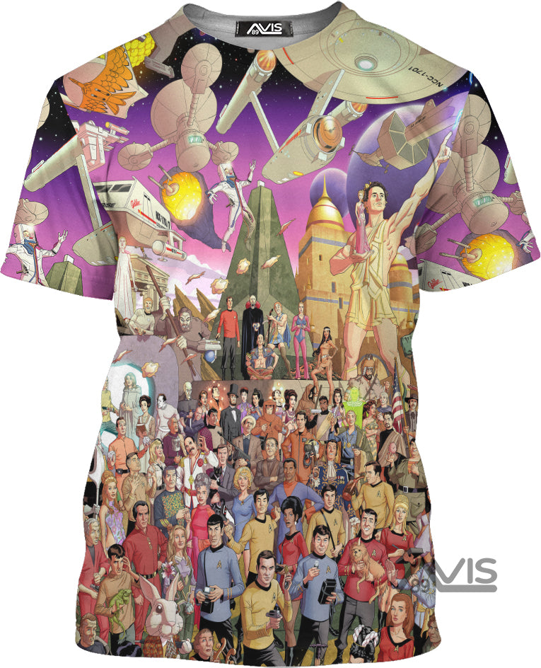 Avis89 Star Trek The Original Series 50th Anniversary Comics - 3D T-shirt