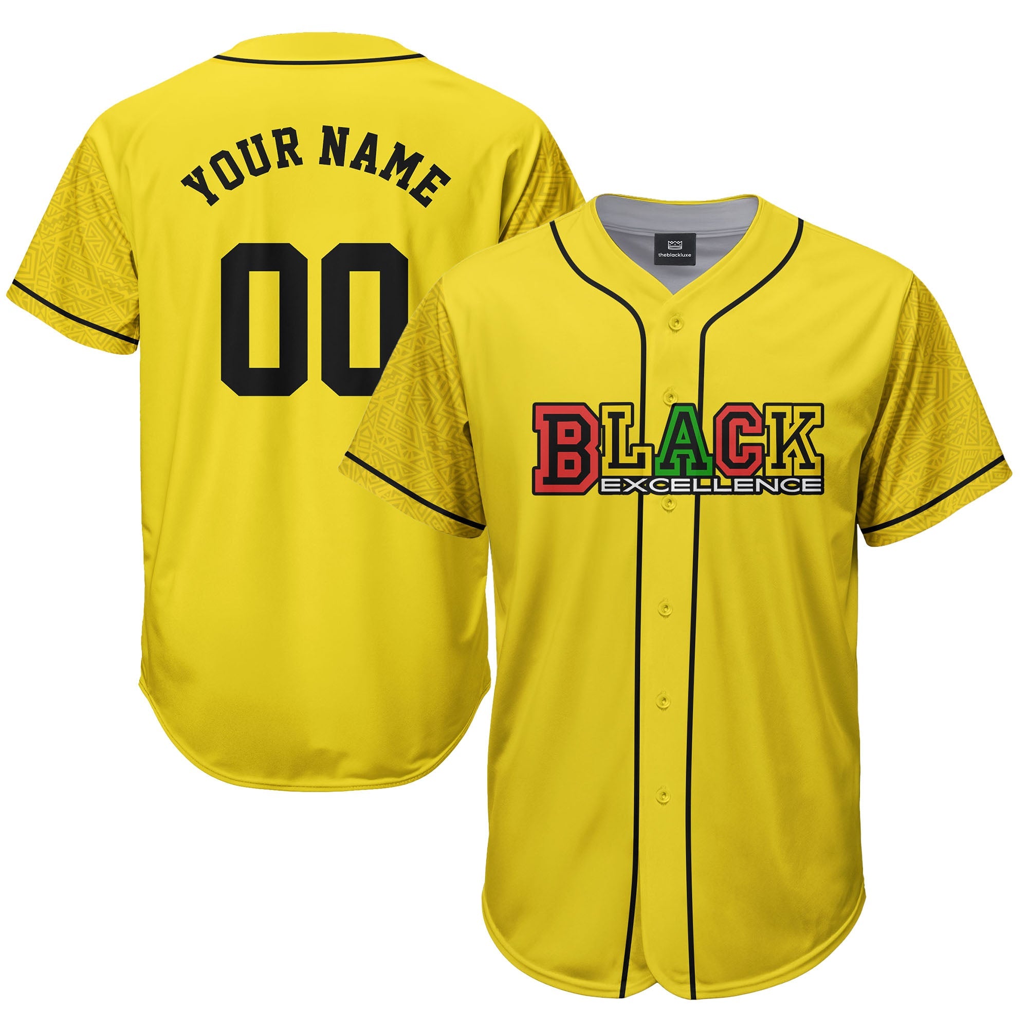 PersonalizedBlackExcellenceBaseballJersey_S_Yellow1