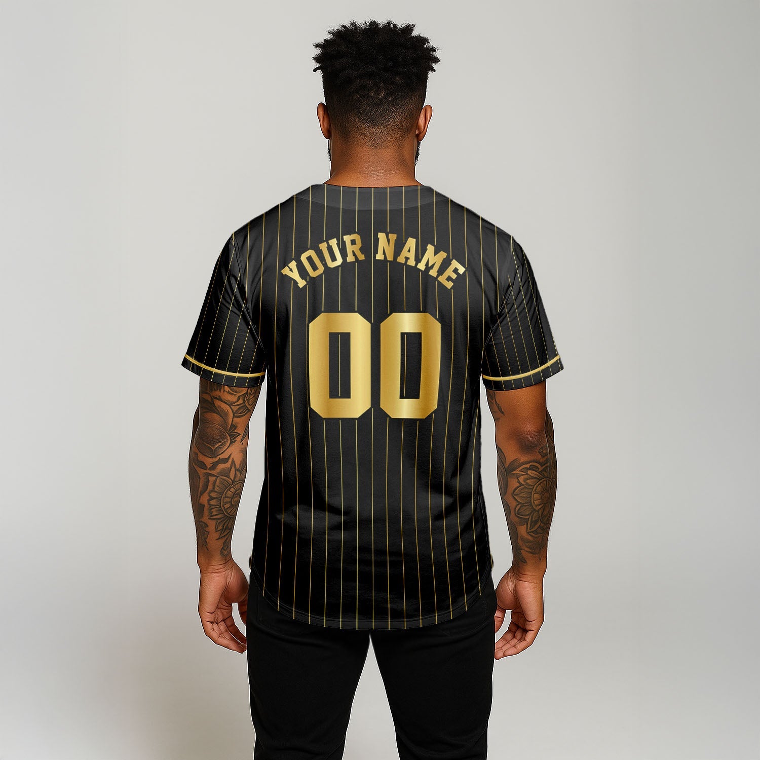 PersonalizedBlackKingBaseballJersey8