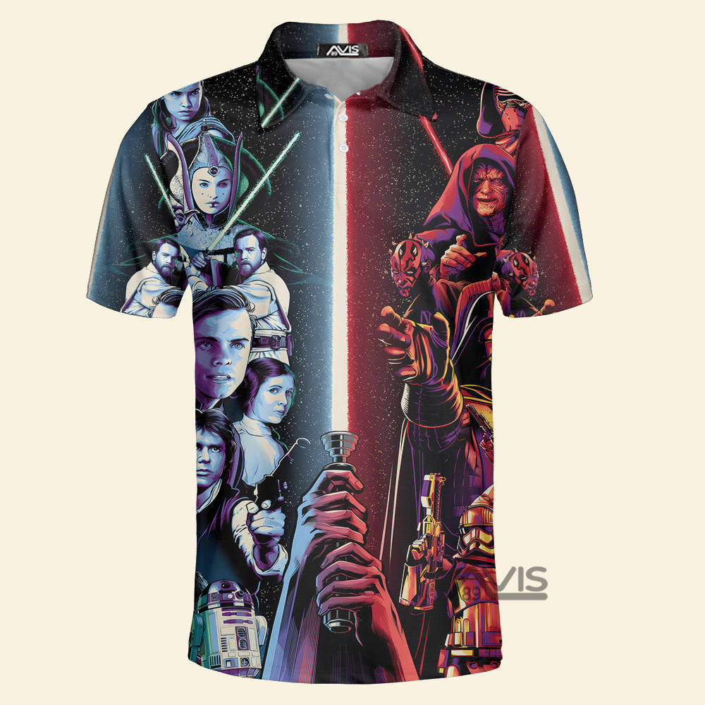 Avis89 Star Wars May The Force Be With You - Polo Shirt