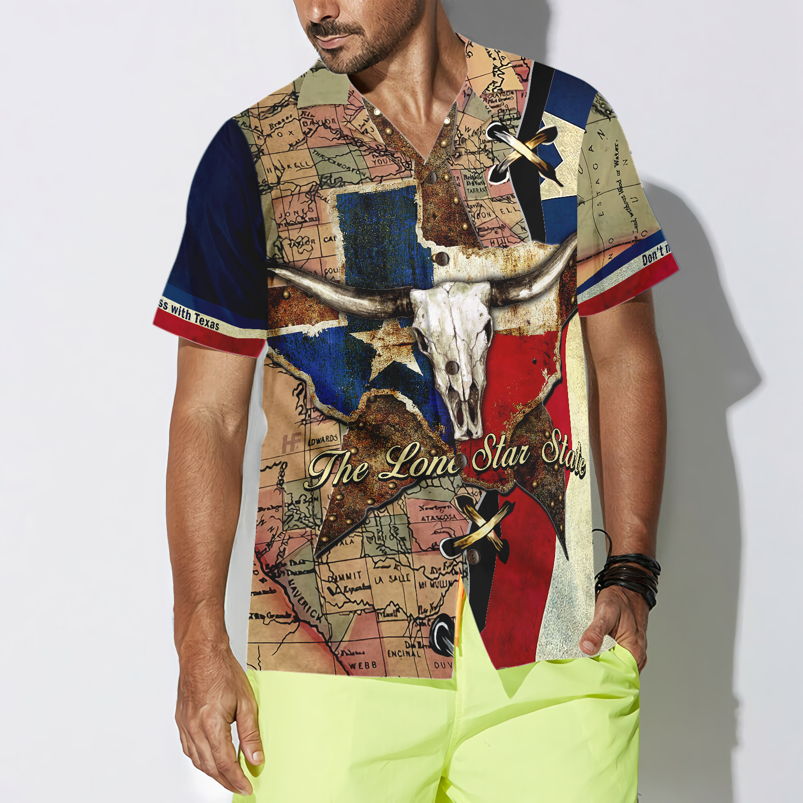 TheLoneStarStateMapPatternTexasLonghornsHawaiianShirt_Don_tMessWith_3