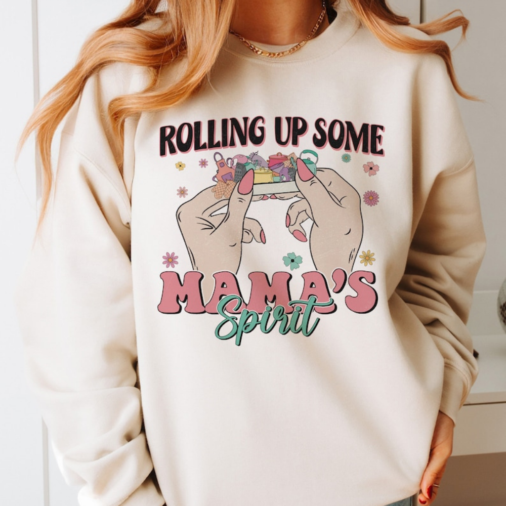 Rolling Up Some Mama's Spirit - Gift For Mom - Unisex Shirt