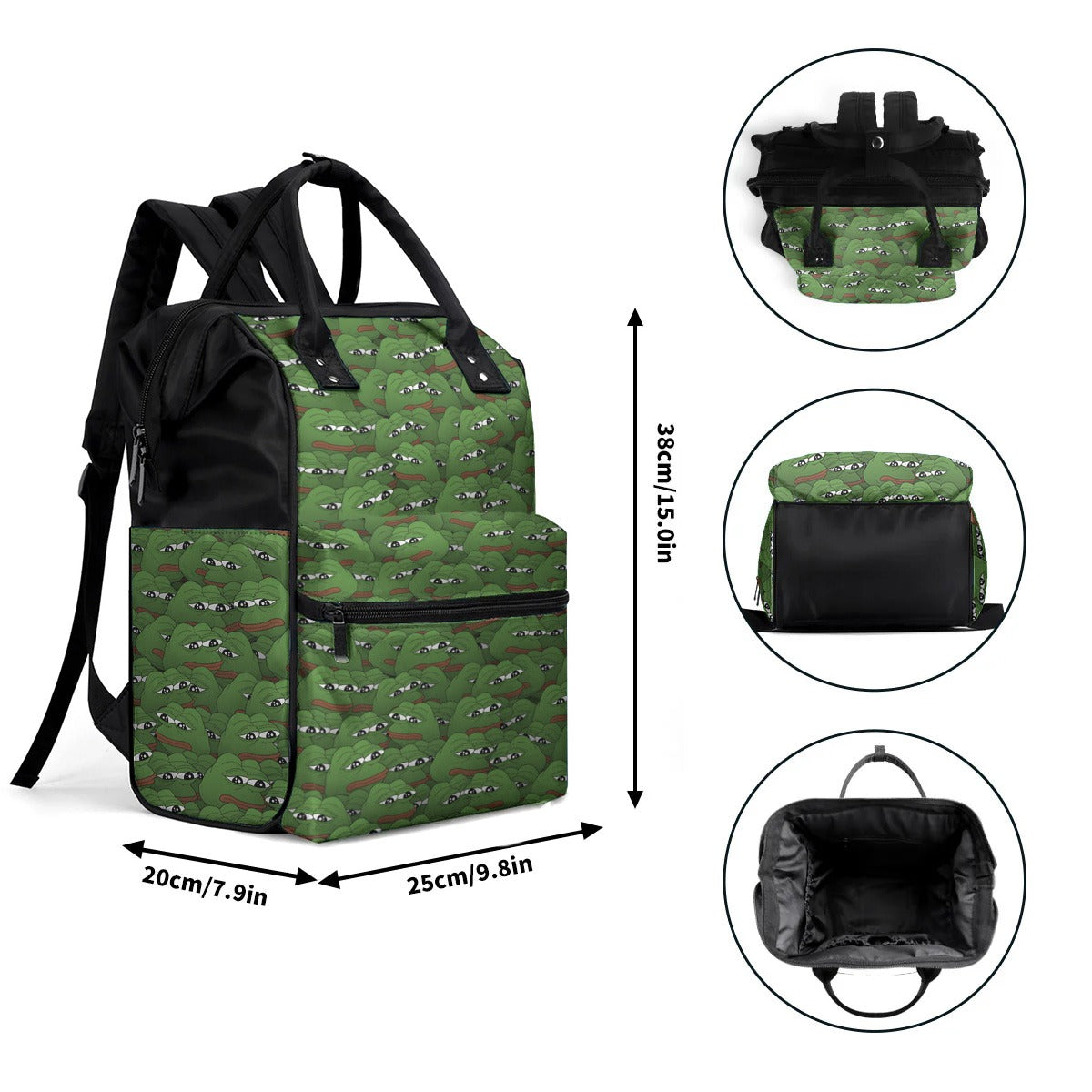backpack sizechart