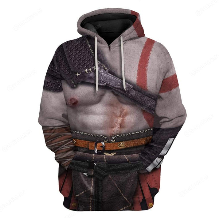 Kratos God Of War Apparel Costume Cosplay - Hoodie