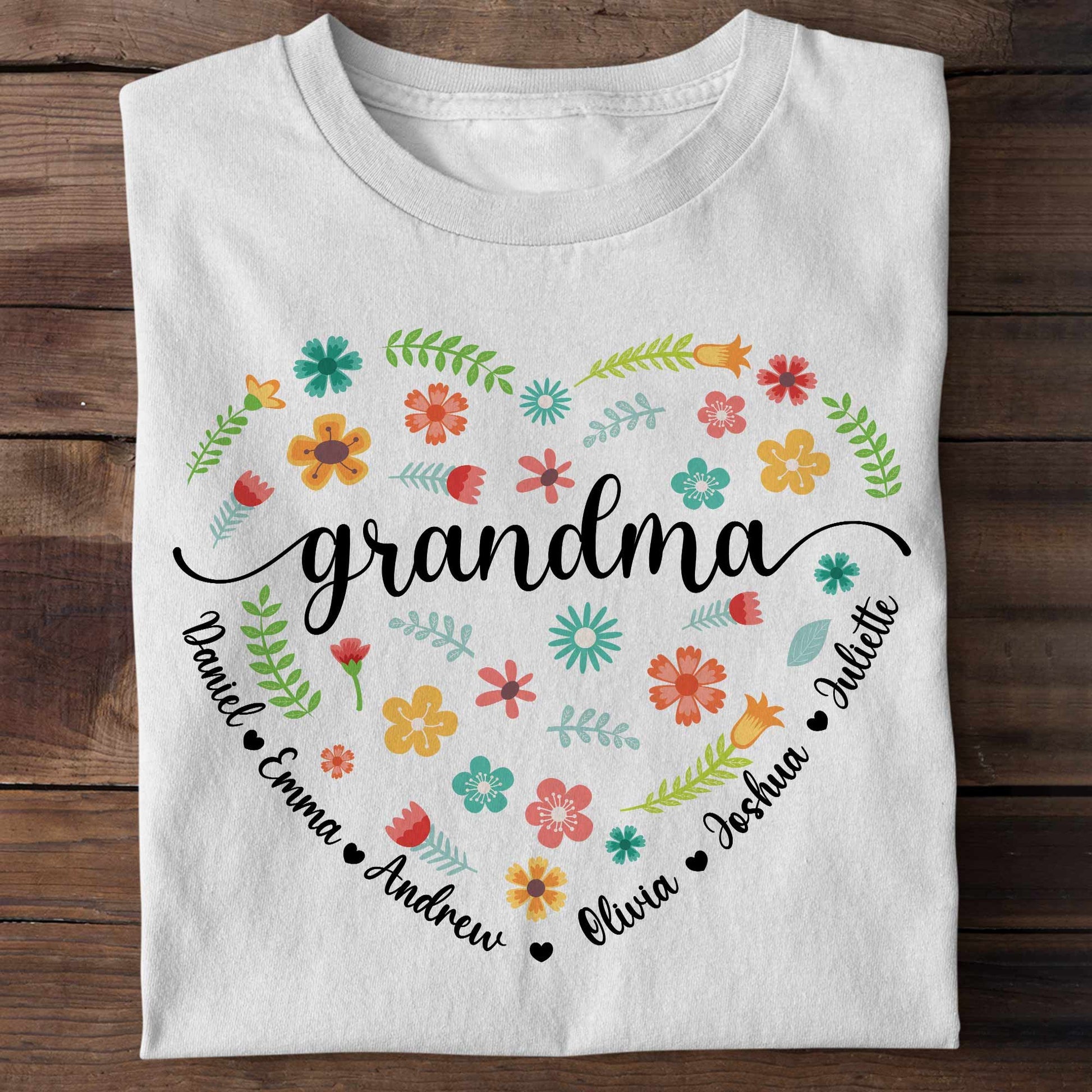 I Love Grandma's Garden - Gift For Grandmother - Personalized Unisex Shirt
