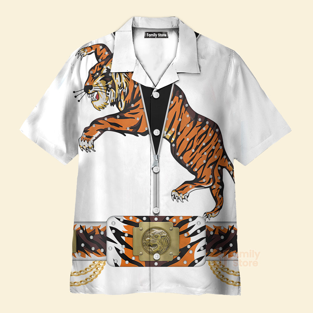Elvis Tiger Unisex Costume Cosplay - Hawaiian Shirt