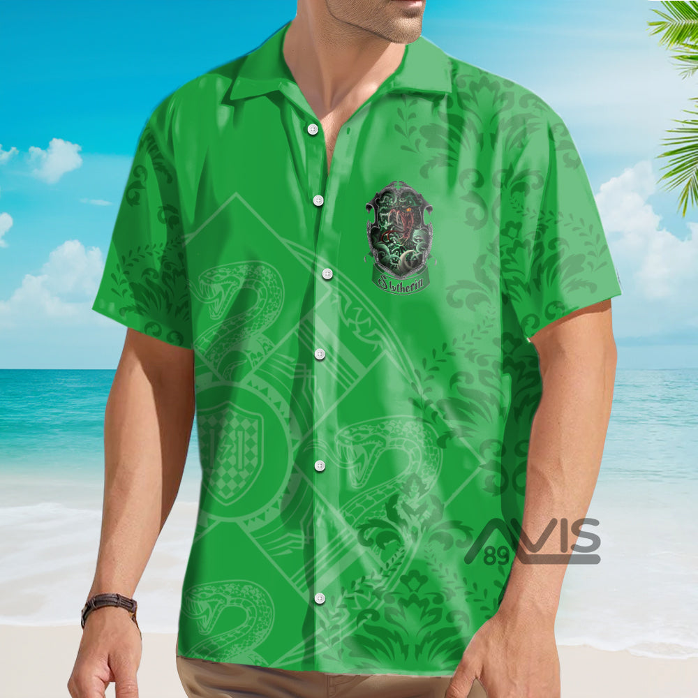 Avis89 Wizard And Witch Slytherin Summer Vibe Costume Cosplay - Hawaiian Shirt