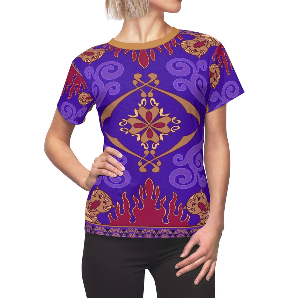Aladdin Magic Carpet Cosplay Costume - 3D Women Tshirt