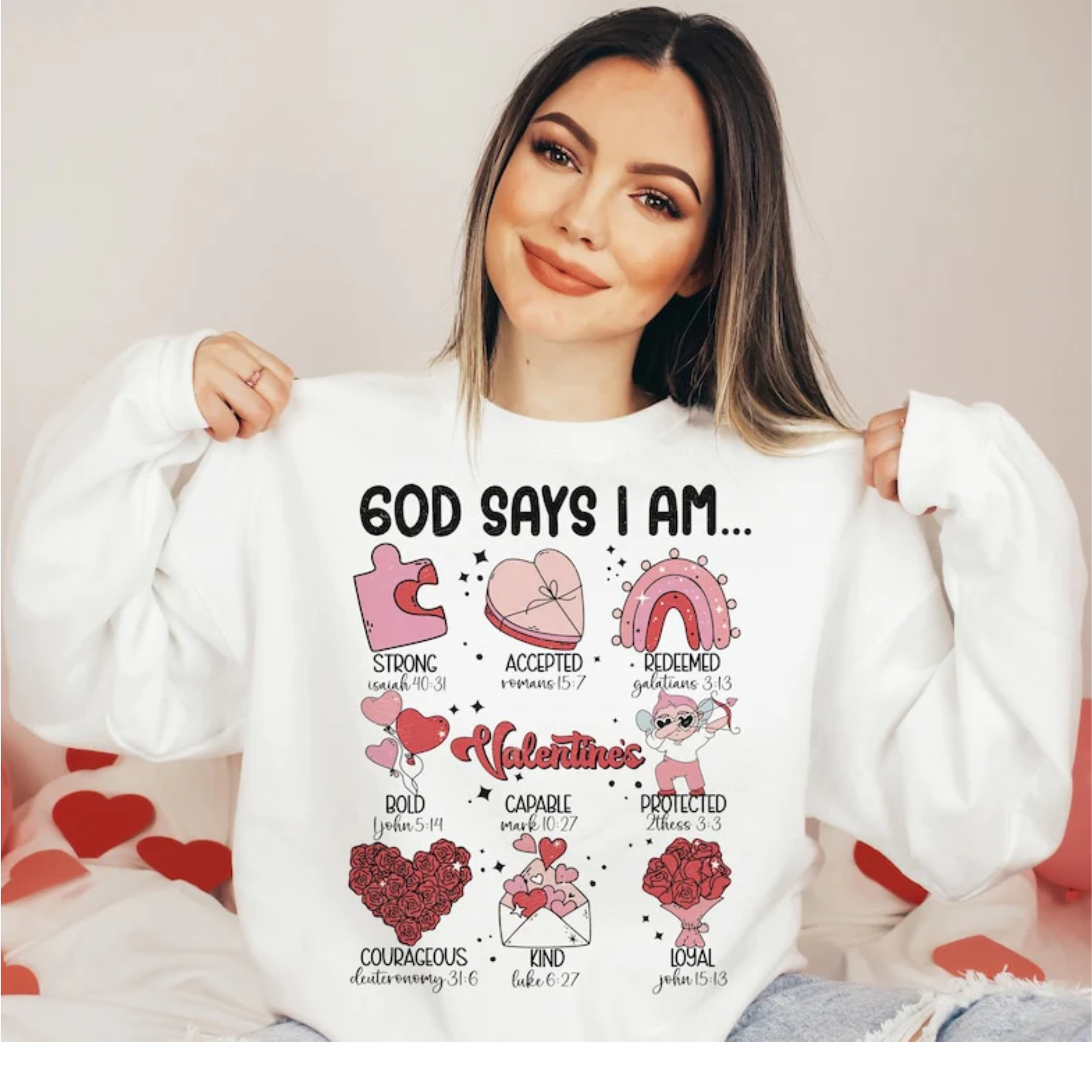 Funny Valentines God Say I Am - Gift For Couple, Wife, Girlfriend - Unisex Shirt