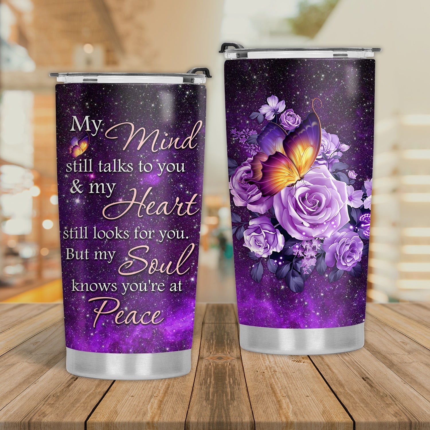 My Mind Still Talks To You - 20oz Stainless Steel Tumbler