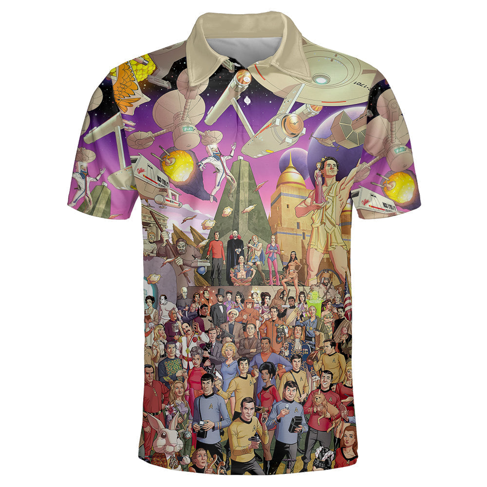 STTheOriginalSeries50thAnniversaryComics PoloShirt OwlOhh_8549_1