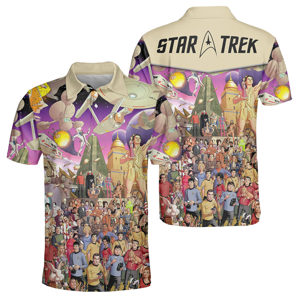 STTheOriginalSeries50thAnniversaryComics PoloShirt OwlOhh_8549_2