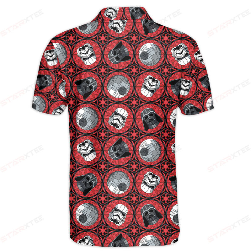 StarWarsRedPatternGiftForFansPoloShirt_8104_2