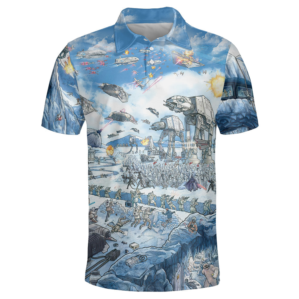 StarWarsTrainYourselfToLetGoOfEverythingYouFearToLose PoloShirt OwlOhh_9921_1