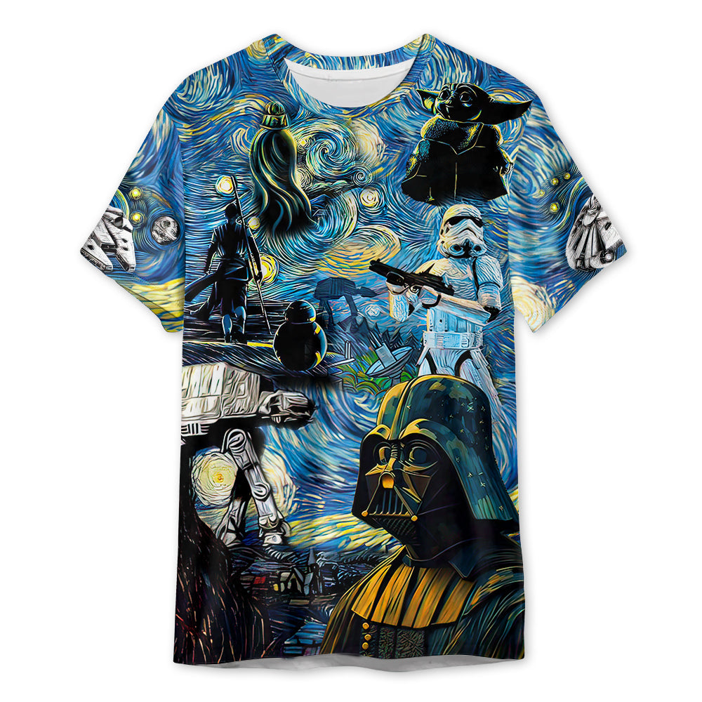StarwarsStarryNightHopeandMysteries Unisex3DT shirt OwlOhh_2519_1