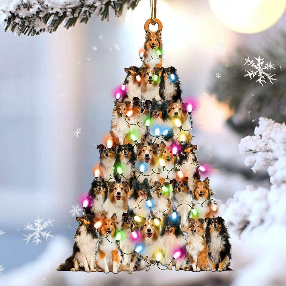 Sheltie Lovely Tree Ornament - Gift For Dog Lover