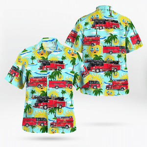 White Bear Lake Fire Department - Hawaiian Shirt Summer Vibes 