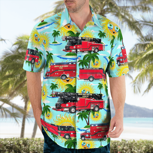 White Bear Lake Fire Department - Hawaiian Shirt Summer Vibes 