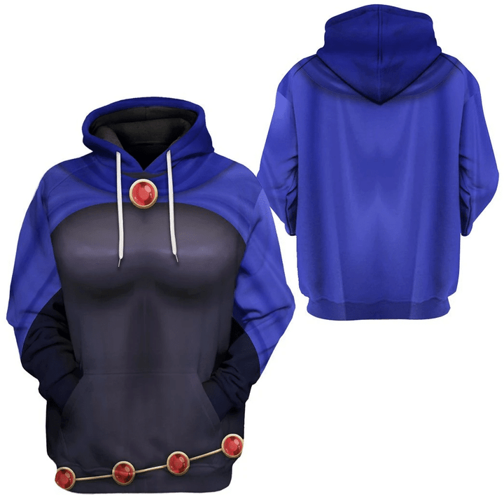 Teen Titan Raven 3D Costume Cosplay - Hoodie