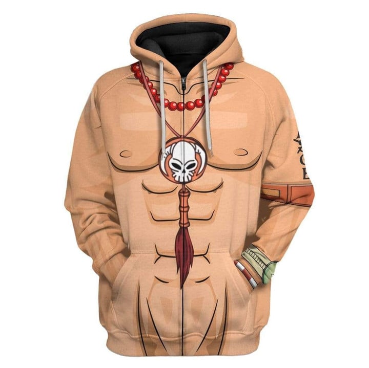 Ace One Piece - Costume Cosplay Hoodie