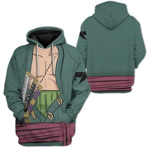 Zoro One Piece - Costume Cosplay Hoodie