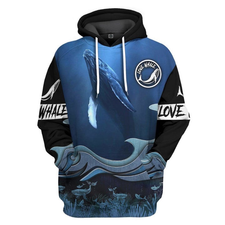 Whale Watching - 3D Costume Cosplay Hoodie