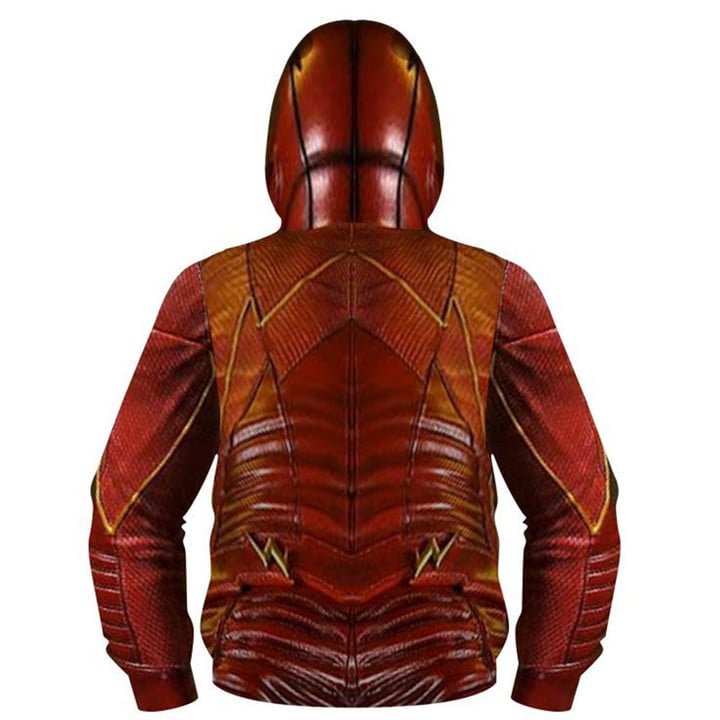 The Flash Costume Cosplay - Kid Hoodie