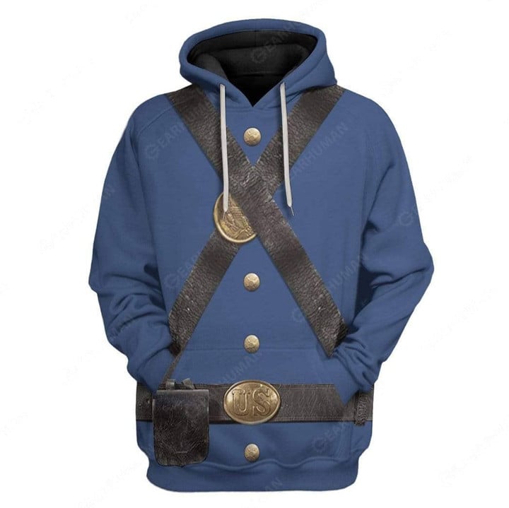 Uniform Infantry Of The Union Army - Costume Cosplay Hoodie