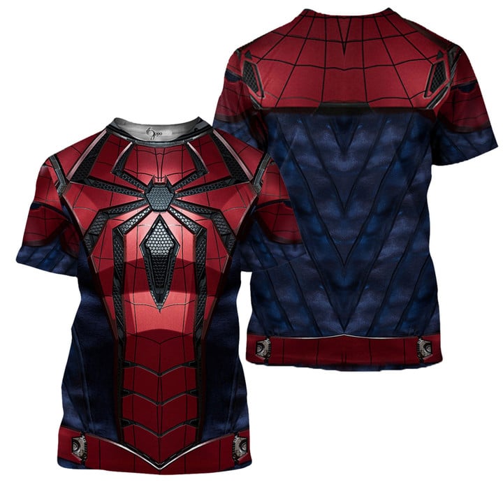 Spider-man Aaron Aikman Armor - Costume Cosplay T-Shirt