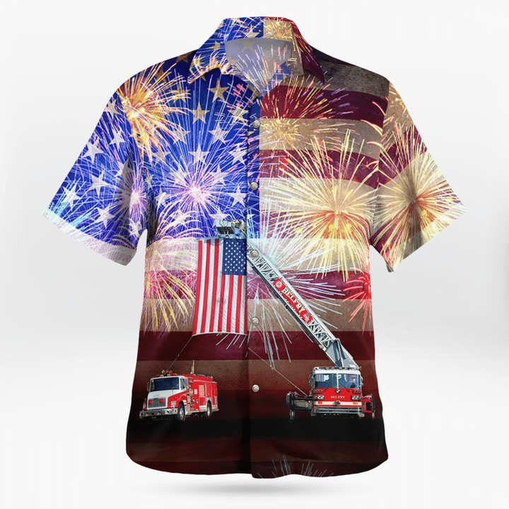 Belfry Volunteer Fire Department, Kentucky 4Th Of July - Hawaiian Shirt