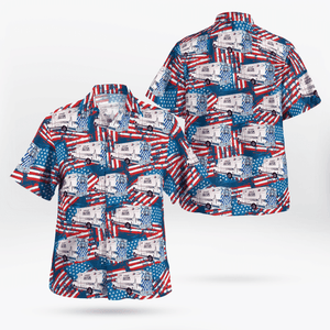 Shirley, New York, Shirley Community Ambulance, 4Th Of July - Hawaiian Shirt