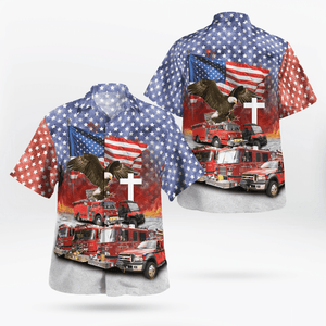 Lake Bluff, Illinois, Lake Bluff Fire Department, 4Th Of July - Hawaiian Shirt