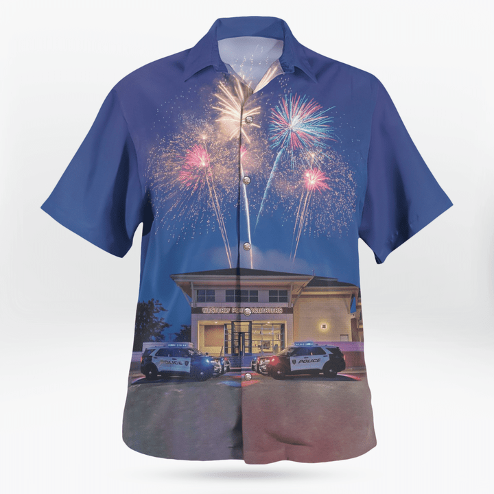 4Th Of July Westerly Police Department - Hawaiian Shirt